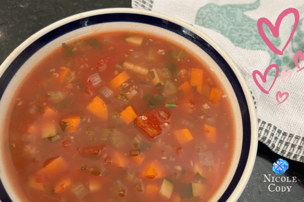 Simple Vegetable Soup – Low Carb, Quick and Tasty
