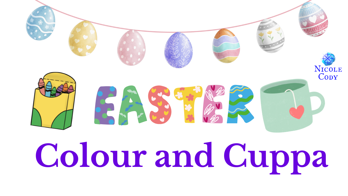 Easter Colour And Cuppa Free Live Webinar – Monday April 21, 10am Brisbane time