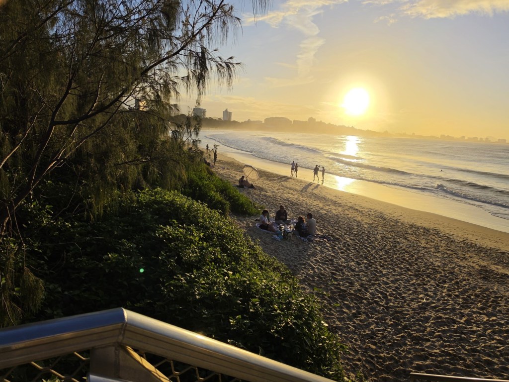 Mooloolaba beach - winter afternoon 2026